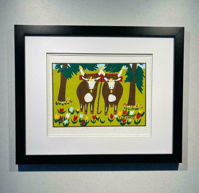 Maud Lewis 1982 Vintage Silk-Screen Prints by Bill Ferguson  - MaudPrints.ca in Arts & Collectibles - Image 2