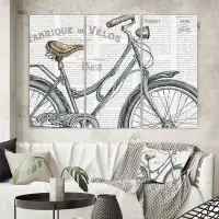 East Urban Home French Premium 'Paris France Bicycles III' Graphic Art Multi-Piece Image on Canvas