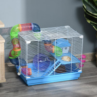 Hamster cage 18.1" x 11.8" x 14.6" Blue