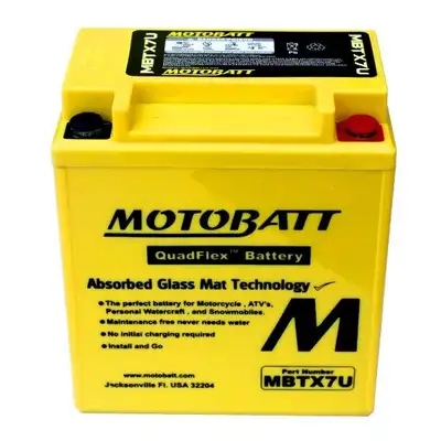 MotoBatt Battery  SYM HUSKY 125 1998-2005 125CC Motorcycles