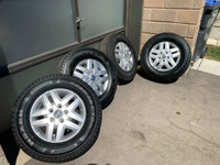 BRAND NEW TAKE OFF   DODGE RAM PROMASTER  16 INCH   WHEELS  WITH LT 225/ 75 / 16 ALLSEASONS