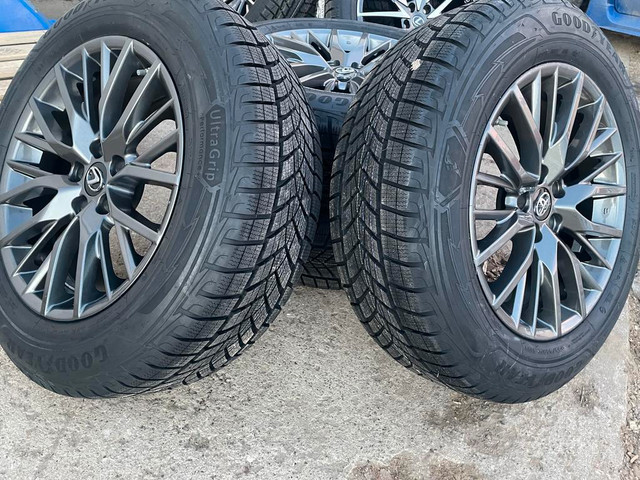 2022 Lexus rims and Goodyear UltraGrip winter Tires in Tires & Rims in Edmonton Area