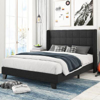 Latitude Run® Platform Bed Frame With Wingback