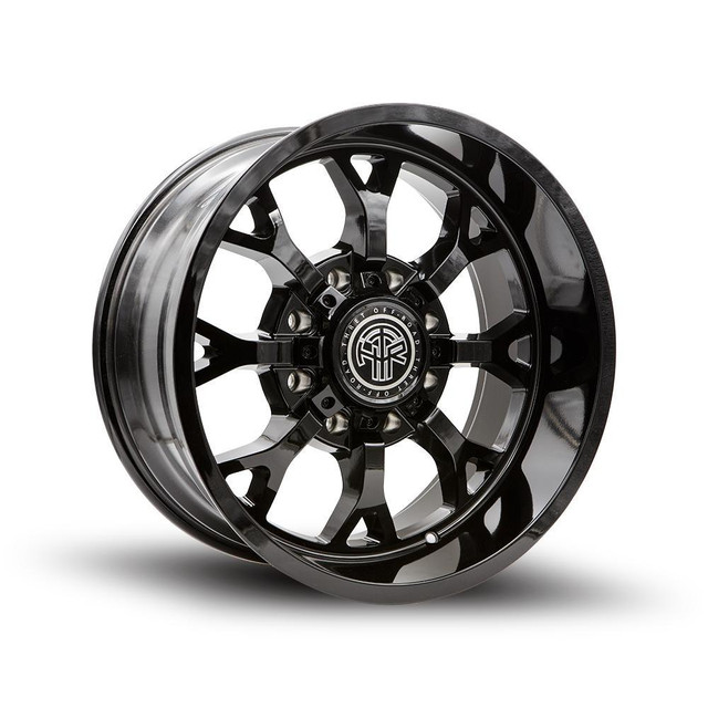 20x10 Thret Offroad Viper 806 gloss black wheels for Ford, RAM, GMC, Chevy, Jeep in Tires & Rims in Alberta