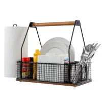 17 Stories Picnics Camping Outdoor Server Utensil Caddy