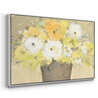 Wexford Home Table Bouquet I-Framed Gallery Wrapped Canvas