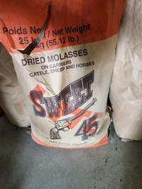Sweet 45 Dried Molasses on Soybean Husks- 25 KG bags