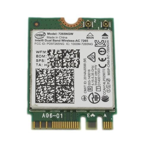 Intel 7265 IEEE 802.11ac Bluetooth 4.0 Dual Band Wi-Fi/Bluetooth Combo Adapter - M.2 - 867 Mbit/s - 2.40 GHz ISM - 5 GHz in System Components - Image 3