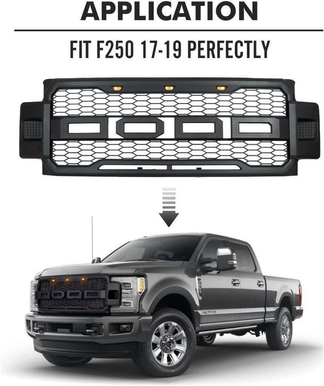 NEW FRONT GRILL FORD F250 F350 2017-2018 FG045 in Auto Body Parts in Edmonton - Image 3