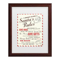 The Holiday Aisle® Lantern Press 'Santa Claus 1' Matted Framed Art