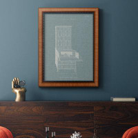 Williston Forge Hepplewhite Desk & Bookcase I Premium Framed Canvas- Ready To Hang