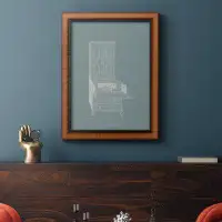 Williston Forge Hepplewhite Desk & Bookcase I Premium Framed Canvas- Ready To Hang