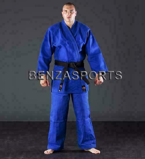 Judo Uniform / Judo Gi GOLD Double Weave 860 GSM Blue in Exercise Equipment