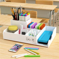 Latitude Run® Classroom Storage Box, Office Desktop Stationery Organizer
