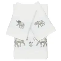 Lark Manor Alkea 3-Piece Turkish Cotton Towel Set