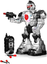 A&N Remote Control Robot Toy - Talking Kids Toy Robot with Realistic Fighting RC Robot with Sound and Lights - Walking,