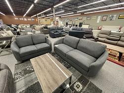 Grey Fabric Sofa Set Sale !! in Couches & Futons in Chatham-Kent