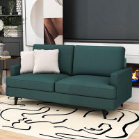 Latitude Run® Upholstered Loveseat with metal Legs, Sofa Couch for Living Room