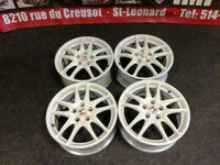 JDM HONDA ACURA RSX DC5 WHITE OEM TYPE-R MAGS ONLY 5X114.3 17INCH