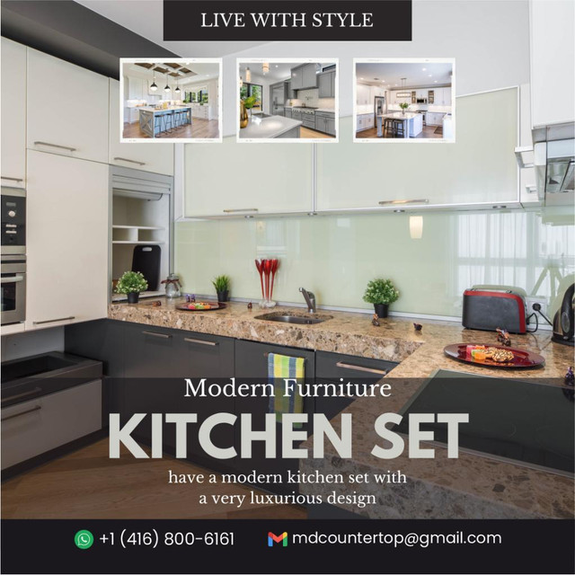 Modern Kitchen, Premium Cabinets at your Budget in Cabinets & Countertops in Richmond