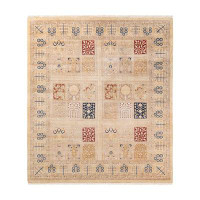The Twillery Co. One Of A Kind Hand Knotted Traditional Oriental Hayner Ivory Area Rug