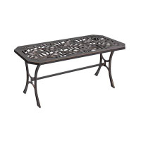 World Menagerie Zaddy Cast Iron Flora Coffee Table