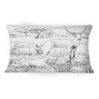 East Urban Home Koba Lychee In African Safari -1 Traditional Printed Throw Pillow