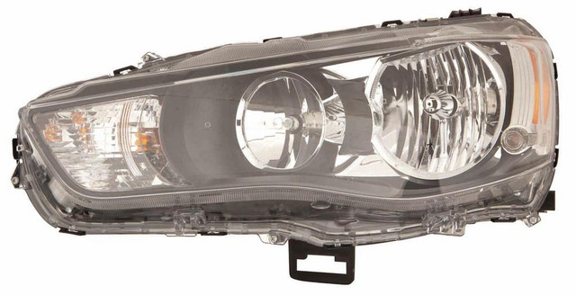 Head Lamp Driver Side Mitsubishi Outlander 2010-2013 Halogen Exclude Sports High Quality , MI2502157 in Auto Body Parts