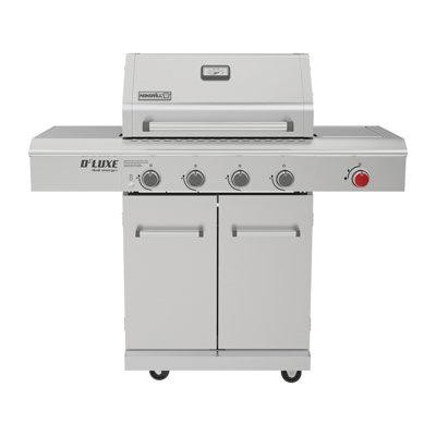 Nexgrill Nexgrill 4 - Burner Free Standing Natural Gas 15000 BTU Gas Grill with Side Burner and Cabinet in BBQs & Outdoor Cooking