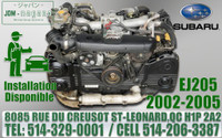 Subaru Impreza WRX EJ205 EJ20 Turbo Engine, 2002 2003 2004 2005 Moteur Subaru, JDM Subaru Motors 02 03 04 05 SAAB BOXER