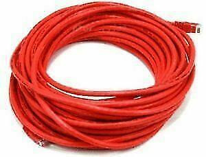 50 ft. Red High Quality Cat 6 550MHz UTP RJ45 Ethernet Bare Copper Network Cable in Cables & Connectors in West Island