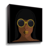 Everly Quinn Accessorize I Square Gallery Wrapped Floater-Framed Canvas