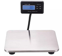 NEW 440LBS 50G STAINLESS STEEL DIGITAL POSTAL SCALE 126PCR2