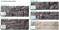 Evolve Stone Revolutionizes Mortarless Stone Veneer - nailed it ( Five Distinct Stone Styles w 4 Beautiful Finishes )