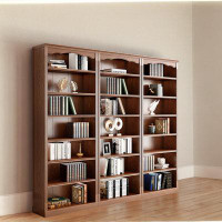 WOOD PEEK LLC Bookcase Shelf Study Multi-Layer Cabinet Free Combination Bookcase Display Cabinet Display Shelf Bookcase