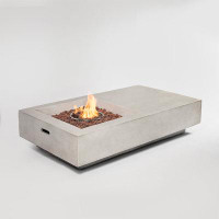 Latitude Run® 60Inch Concrete Fire Pit Table