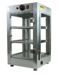 Commercial-Counter-Top-Food-Pizza-Pastry-Warmer-Wide-Display-Case - 14 x 14 x 24  FREE SHIPPING