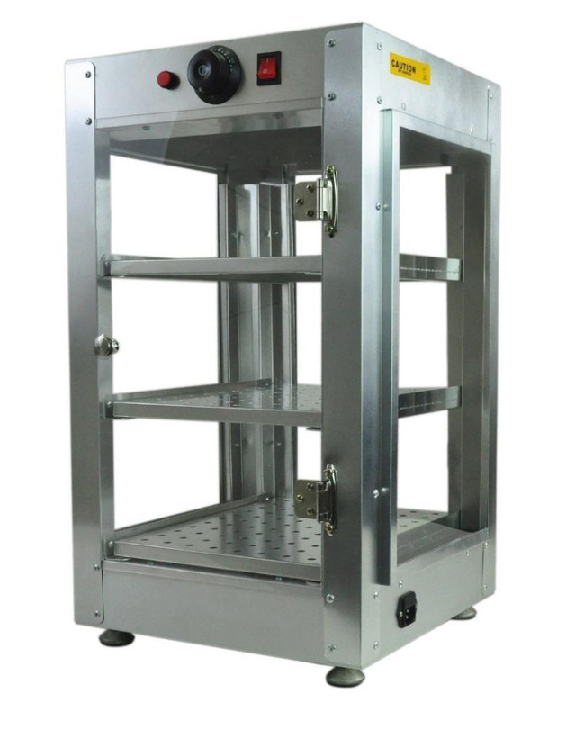 Commercial-Counter-Top-Food-Pizza-Pastry-Warmer-Wide-Display-Case - 14 x 14 x 24  FREE SHIPPING in Other Business & Industrial