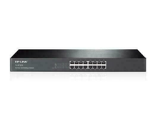 TP-LINK 16-Port 10/100Mbps Rackmount Switch - TL-SF1016 in Networking in West Island