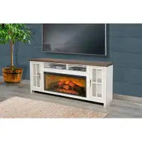 Sunny Designs Sunny Designs 76" Media Console With Electric Fireplace
