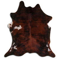 Foundry Select NATURAL HAIR ON Cowhide RUG MEDIUM BRINDLE 2 - 3 M GRADE A