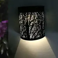 Wrought Studio 6" SMD-LED Solar Powered Colour Changing Mount Night Light Outdoor waterproof Landscape Garden Yard Fence