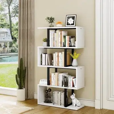 MULTIFUNCTIONAL & MAXIMUM USAGE- Used as a bookshelf to arrange books as a display stand to showcase...