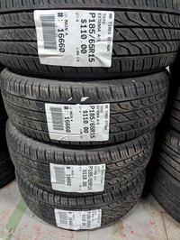 P185/65R15  185/65/15  TOYO EXTENSA  A/S  ( all season / summer tires ) TAG # 16660