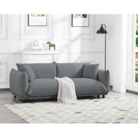 Mercer41 86.6"Velvet Upholstered 2-3Seat Sofa
