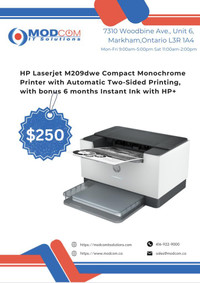 Brand New HP LaserJet M209dwe Compact Monochrome Printer with bonus 6 months Instant Ink with HP+ Available FOR SALE!!!