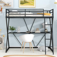 Isabelle & Max™ Twin Size Loft Bed With Desk