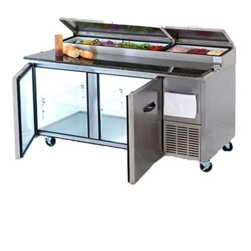 Brand New 67 Wide Double Door Pizza Prep Table- North America in Other Business & Industrial - Image 2