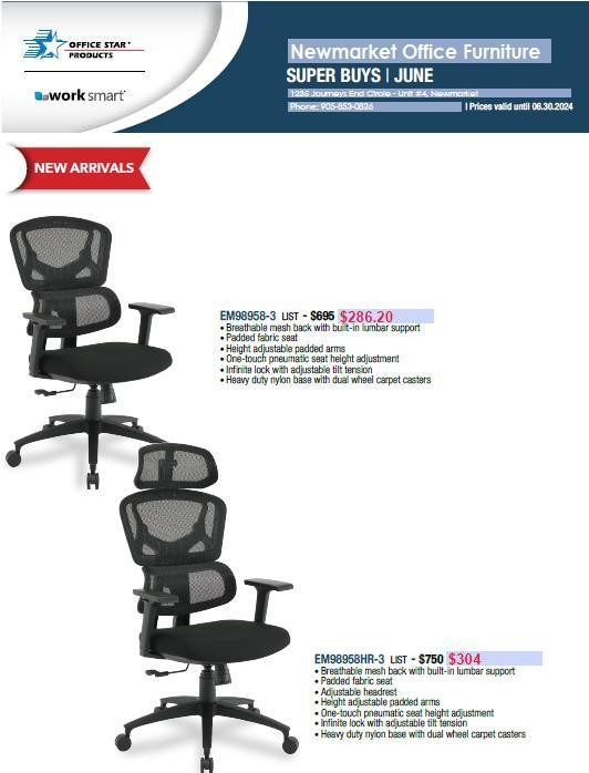 Monthly Office Furniture Specials! in Chairs & Recliners in Markham / York Region - Image 3