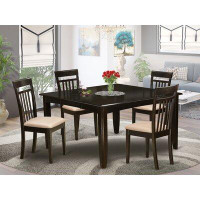 August Grove Pilning Butterfly Leaf Rubberwood Solid Wood Dining Set